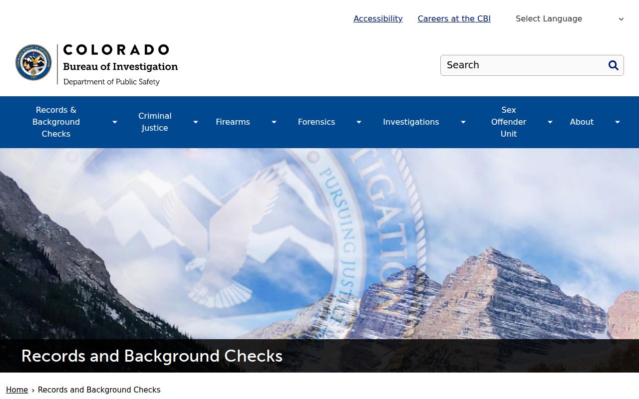Colorado Bureau of Investigation records and background checks options